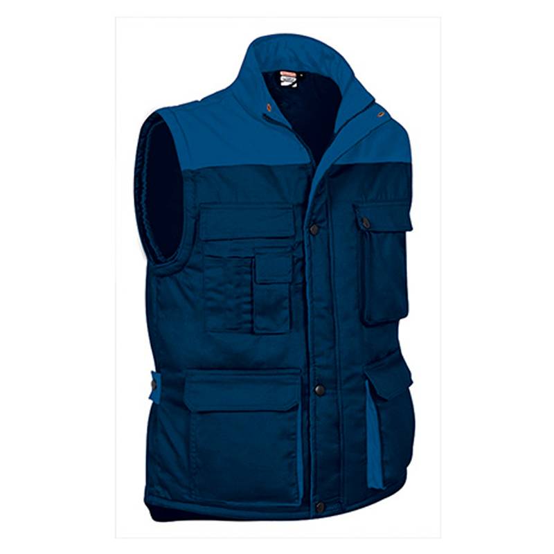 Chaleco multibolsillos bicolor