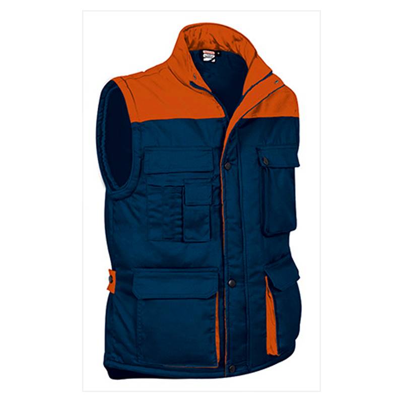 Chaleco multibolsillos bicolor