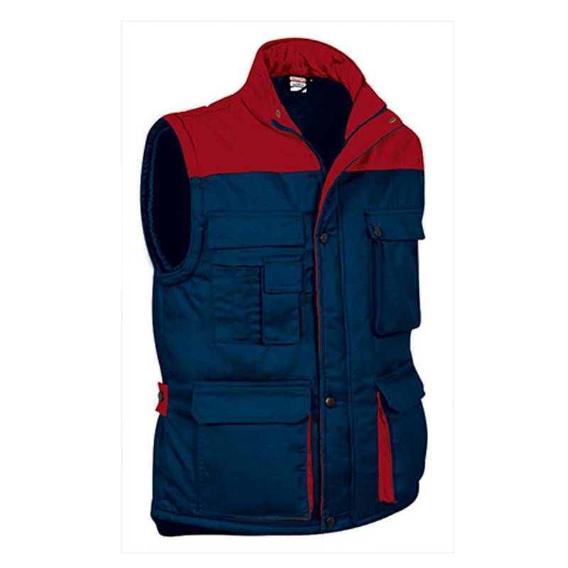 Chaleco multibolsillos bicolor