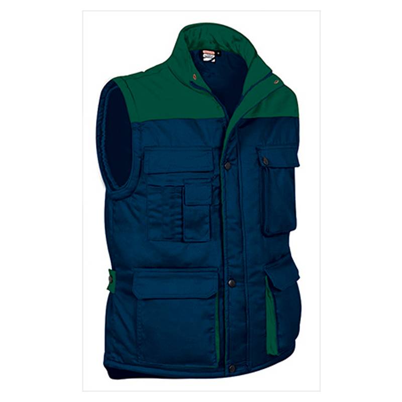 Chaleco multibolsillos bicolor