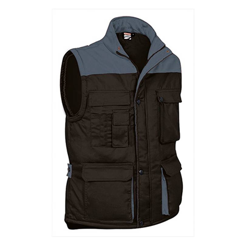 Chaleco multibolsillos bicolor