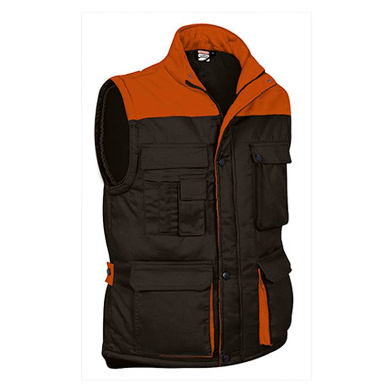 Chaleco multibolsillos bicolor