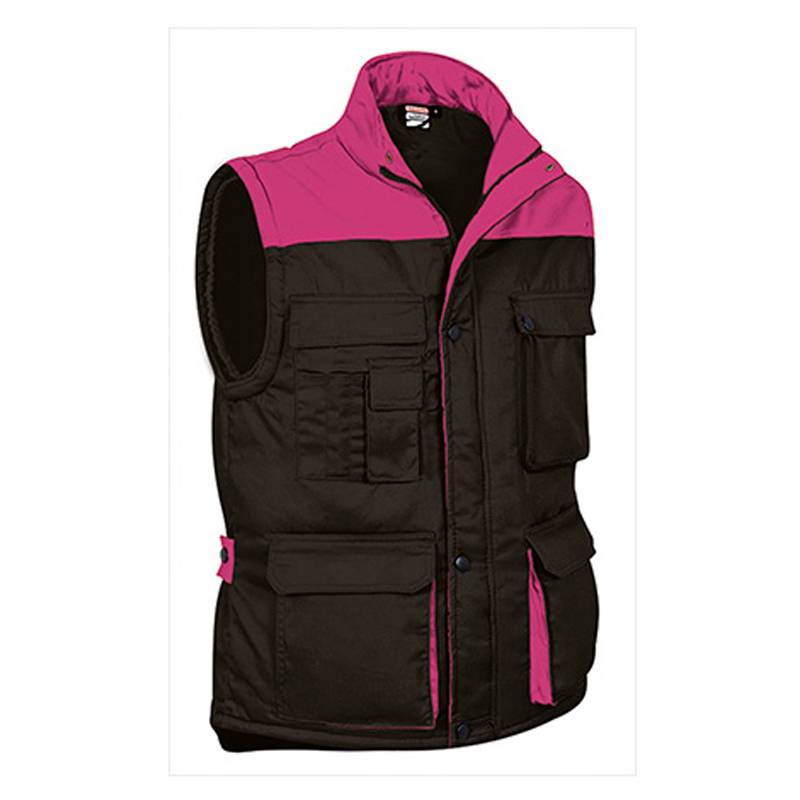 Chaleco multibolsillos bicolor