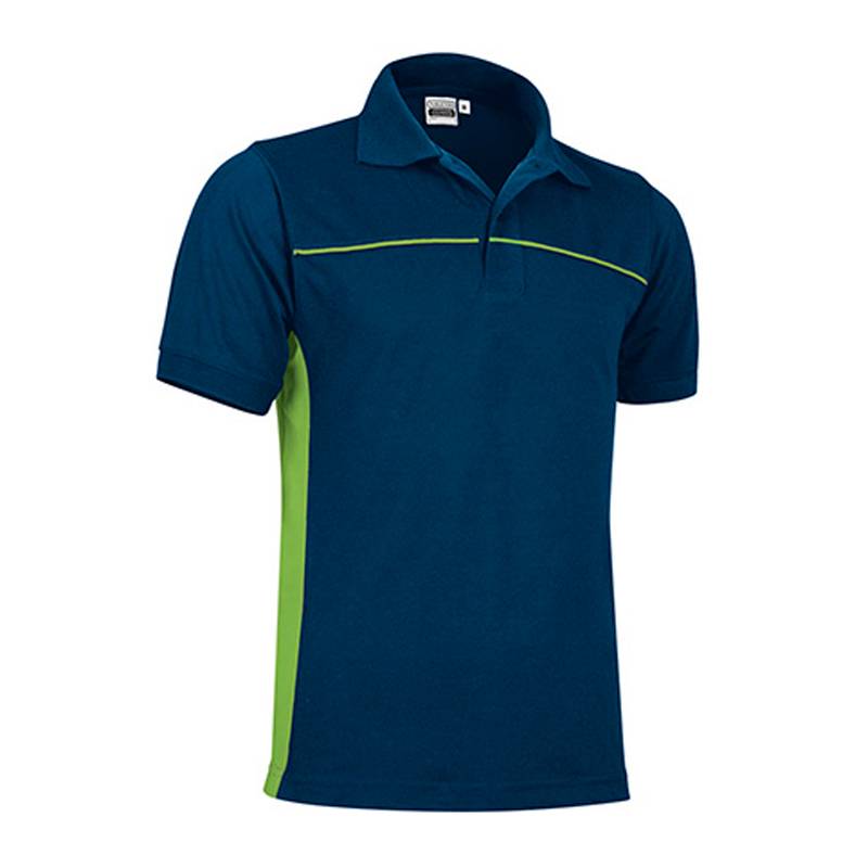 Polo manga corta bicolor