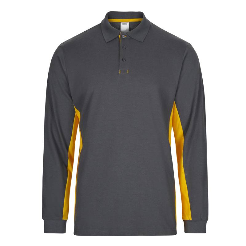 POLO BICOLOR MANGA LARGA