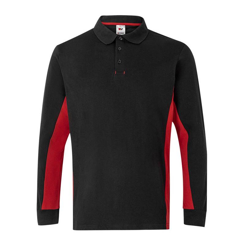 POLO BICOLOR MANGA LARGA