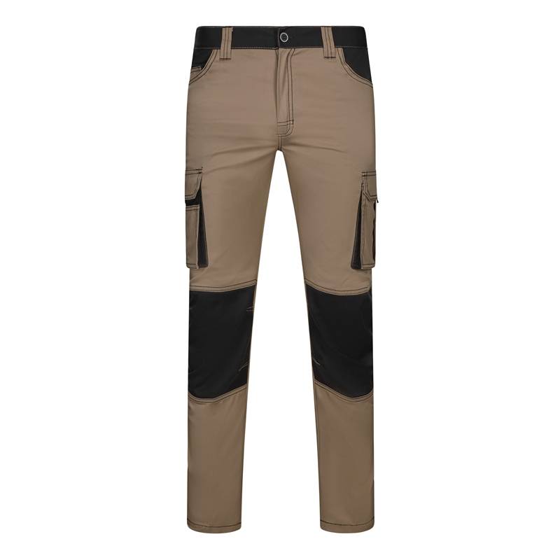 Pantalón Strech bicolor multibolsillos
