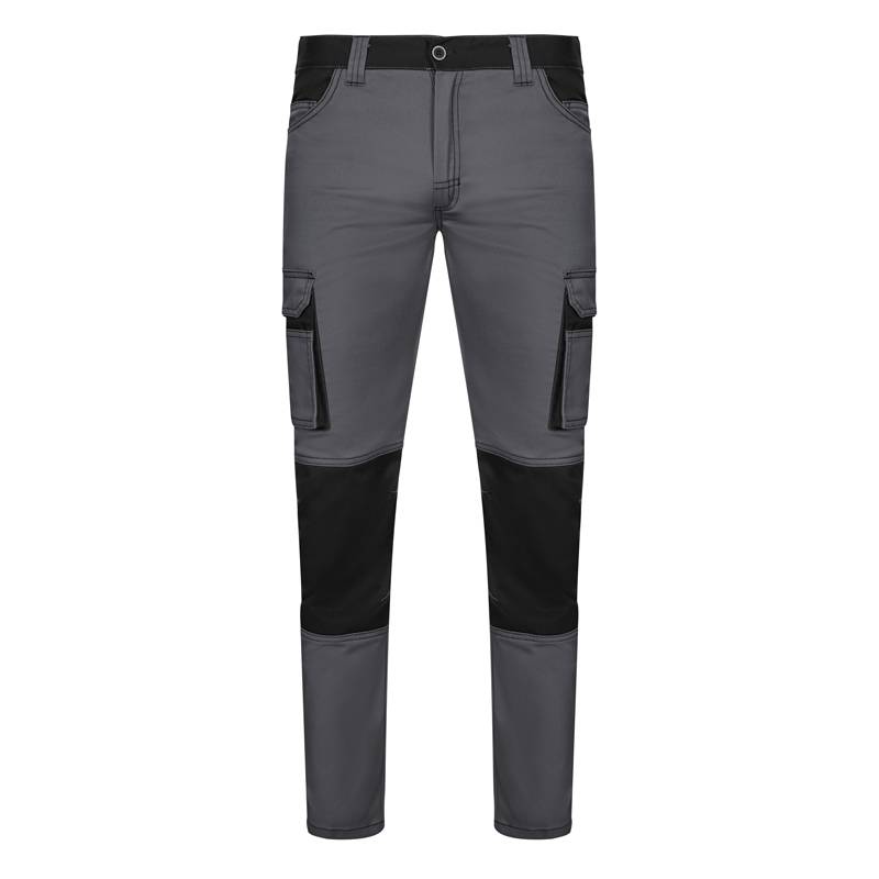 Pantalón Strech bicolor multibolsillos