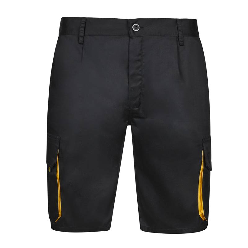 Bermuda de trabajo multibolsillos bicolor