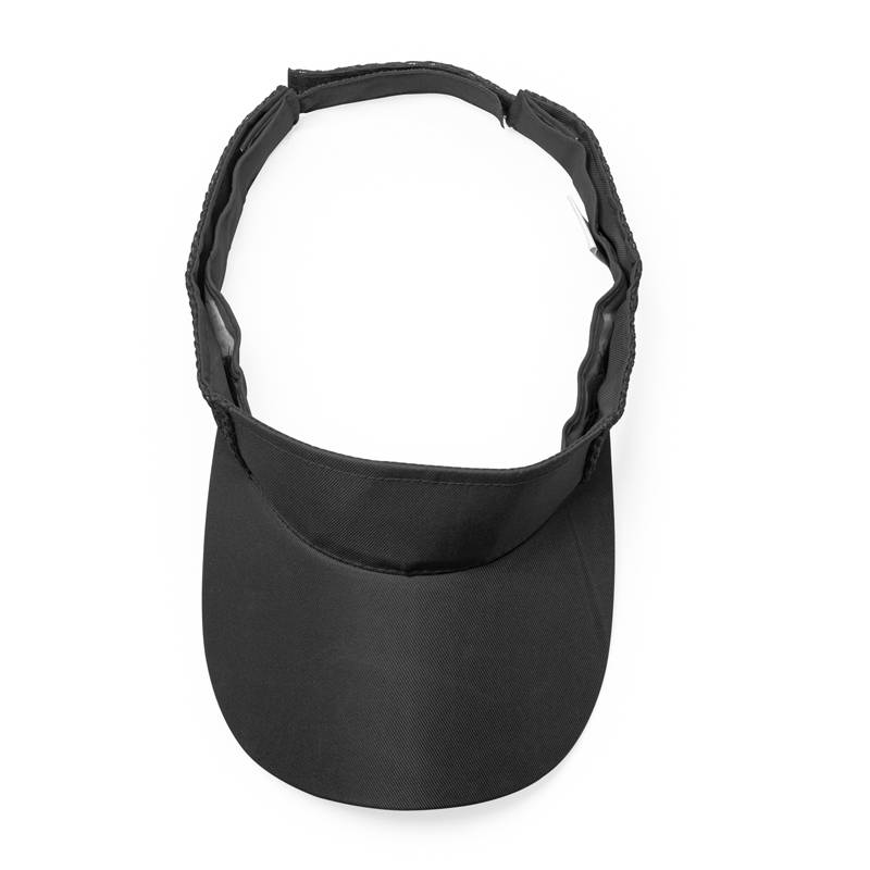 Visera acolchada y con cierre de velcro