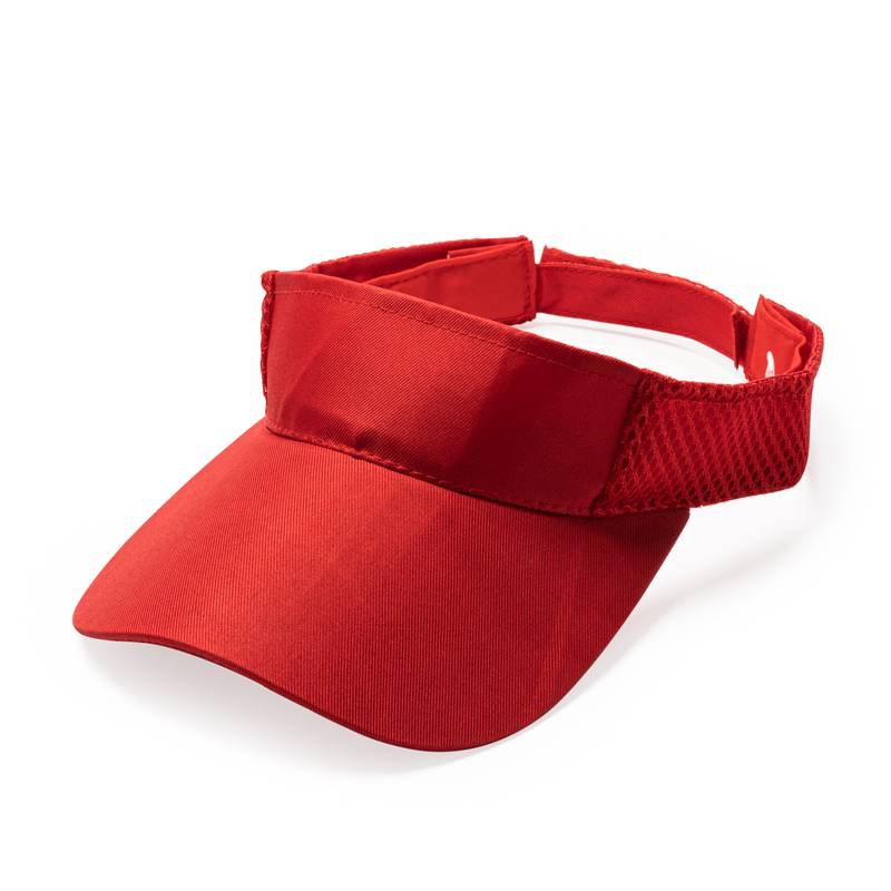 Viseira acolchoada com fecho de velcro