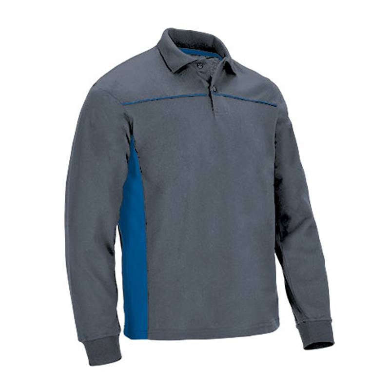 Polo manga larga bicolor THUNDER