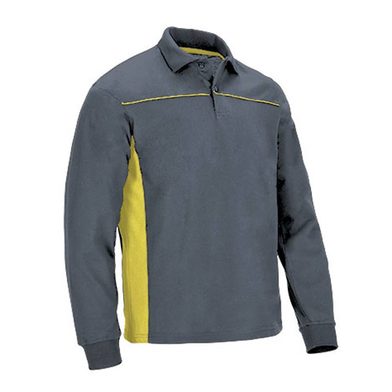Polo manga larga bicolor THUNDER