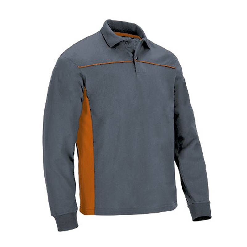 Polo manga larga bicolor THUNDER