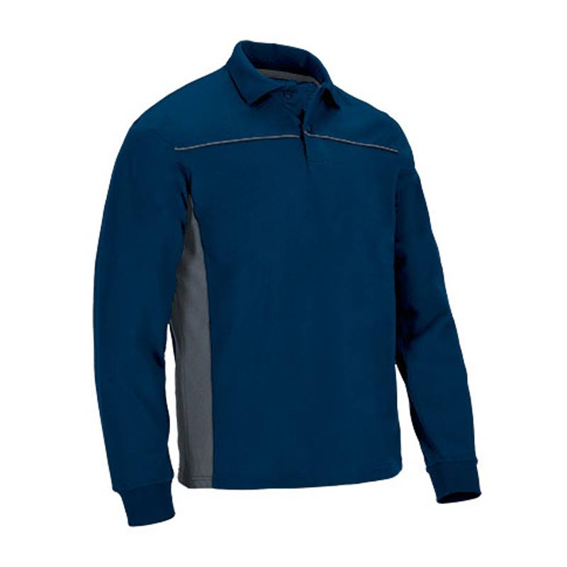 Polo manga larga bicolor THUNDER