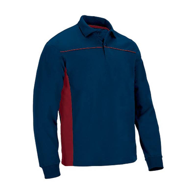 Polo manga larga bicolor THUNDER