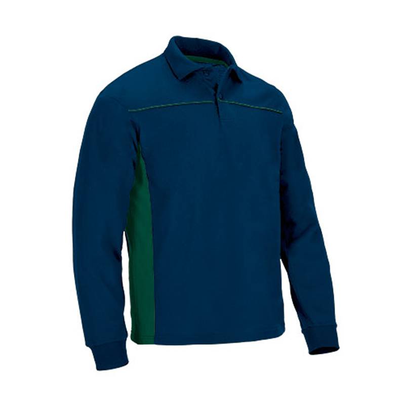 Polo manga larga bicolor THUNDER