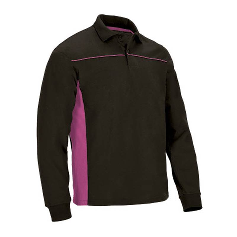 Polo manga larga bicolor THUNDER