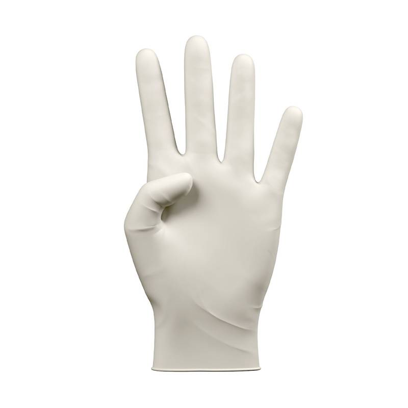 Guante de látex sin polvo