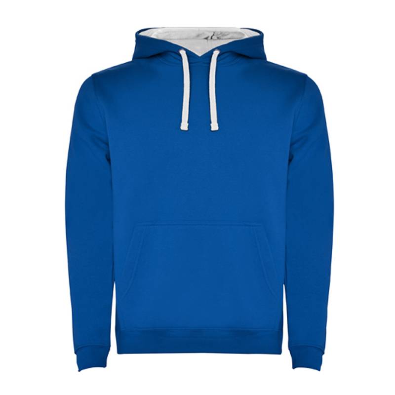 Sweatshirt com capuz bicolor para menino