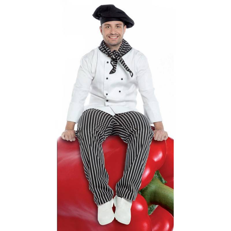Pantalón cocinero de rayas