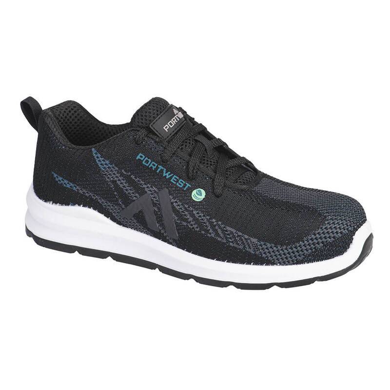 Zapato deportivo S1P Eco Fly Composite Negro + Azul