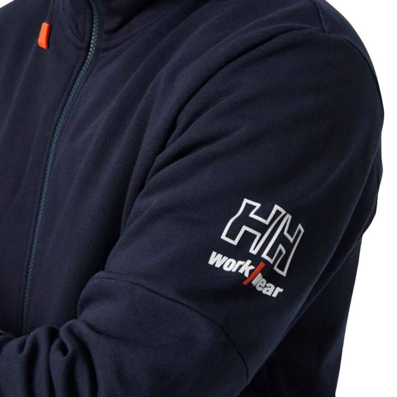 Sudadera Capucha Cremallera Helly Hansen Kensington Logo Brazo