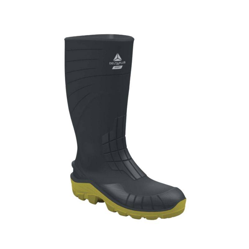 Bota de seguridad AEROBUILD Delta Plus Gris y Amarillo