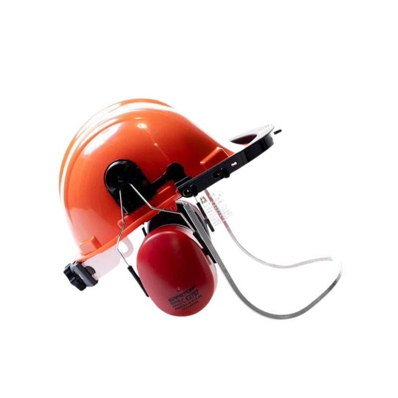 Kit Superface-SR, con casco, auditivo y protector facial, SAFETOP 79705