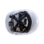 Casco dieléctrico MONTANA EN397, EN50365 con Barbuquejo y visor transparente SAFETOP 80640-E