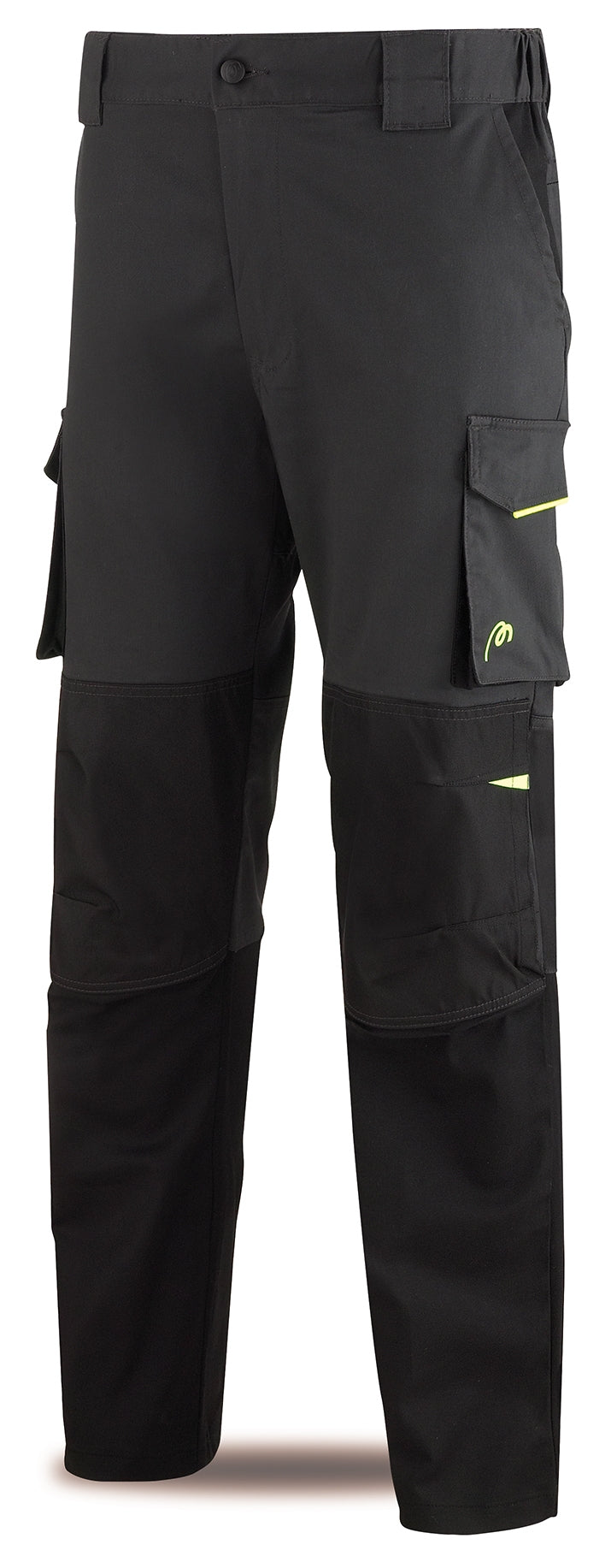 Pantalón tergal 245 g. Color gris oscuro/negro