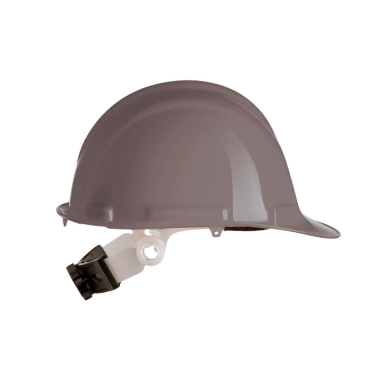 Casco de polietileno alto brillo con ajuste dorsal SAFETOP SR 80520