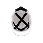 Capacete em polietileno de alto brilho com ajuste dorsal SAFETOP SR 80520