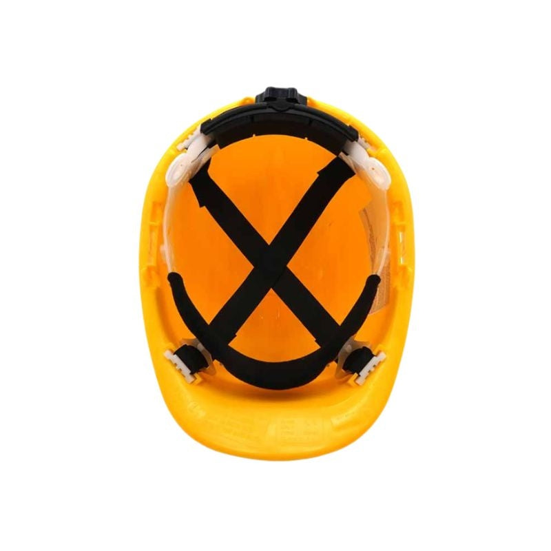 Casco de polietileno alto brillo con ajuste dorsal SAFETOP SR 80520