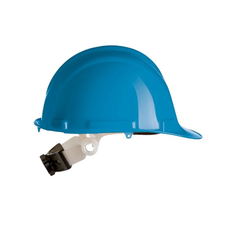 Capacete em polietileno de alto brilho com ajuste dorsal SAFETOP SR 80520