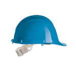 Casco alto brillo con cierre pinlock de polietileno, EN397, SAFETOP 80610