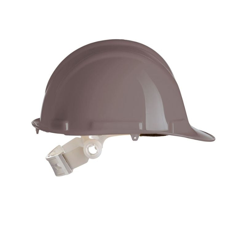 Capacete de alto brilho com fecho Pinlock em polietileno, EN397, SAFETOP 80610