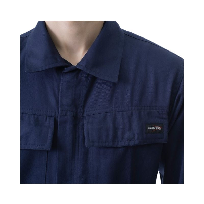 Chaqueta clásica azul marino 100% algodón especial soldadura ARBO SAFETOP 142