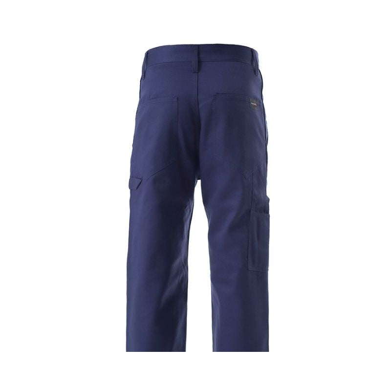 Pantalón de trabajo azul marino 100% algodón especial soldadura ORTO SAFETOP 143