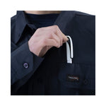 Camisa clásica azul marino 100% algodón para soldadura BIVILLE SAFETOP 149