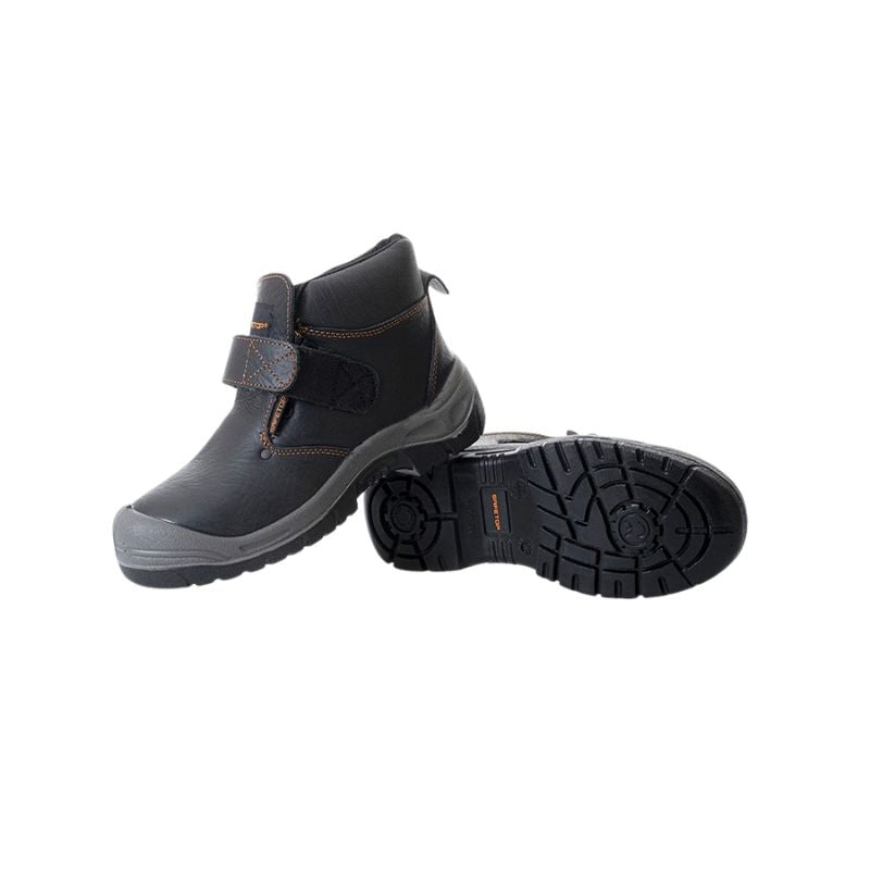Bota S3 con velcro y cordones interior soldador AMIO SAFETOP 219