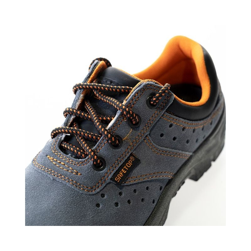 Zapato S1P de nobuck azul aireado – INCIO SAFETOP 229