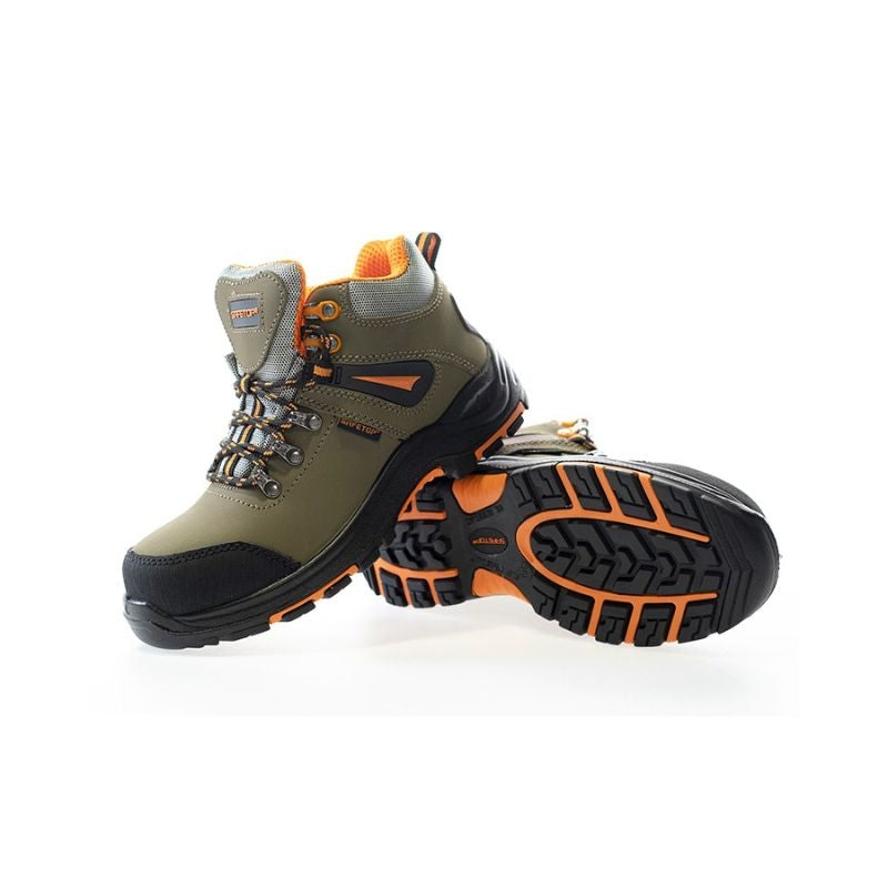 Bota S3 HRO 300°C de nobuck khaki – CANCIO SAFETOP 242