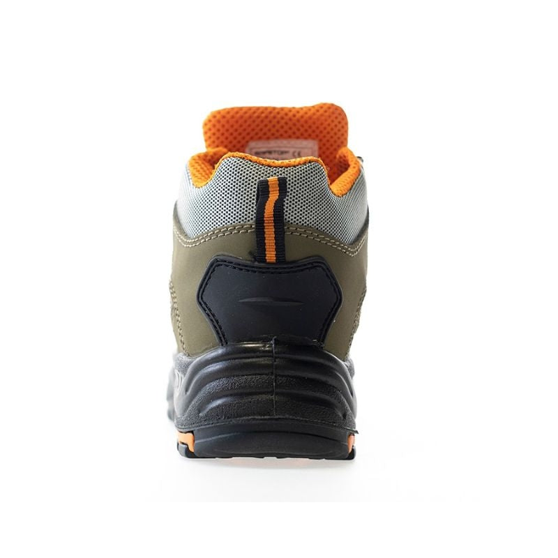 Bota S3 HRO 300°C de nobuck khaki – CANCIO SAFETOP 242