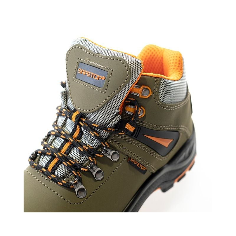 Bota S3 HRO 300°C de nobuck khaki – CANCIO SAFETOP 242