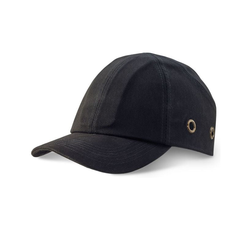 Casco deportivo visera de algodón, negro EN812 – SAFETOP 80471