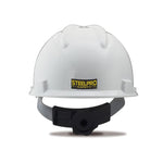 Casco protección industrial con ruleta y arnés textil Mod. ROLLER – MARCA 2088-CR