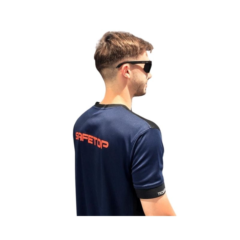 Camiseta técnica de trabajo ligera y transpirable gris/azul – ALLARIZ SAFETOP 160