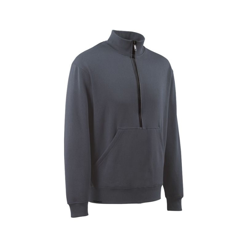 Sudadera térmica de trabajo azul o gris con bolsillos – SOBER SAFETOP 161