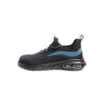 Zapatilla de trabajo sport 1P negra y azul con cámara de aire – COMBIO SAFETOP 243